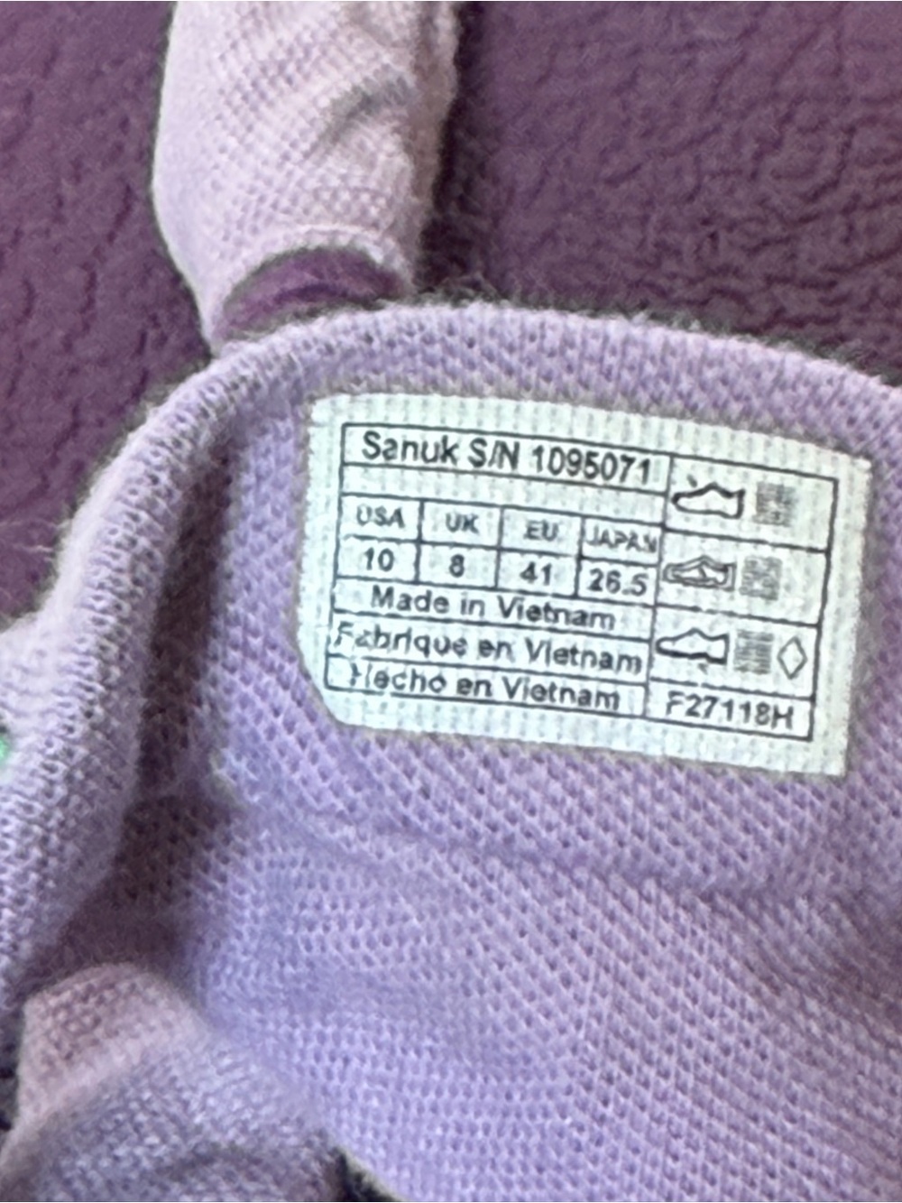 Sanuk Yoga Sling 2 Women's Two-Tone Plum Strap Sandals - Picture 3 of 6